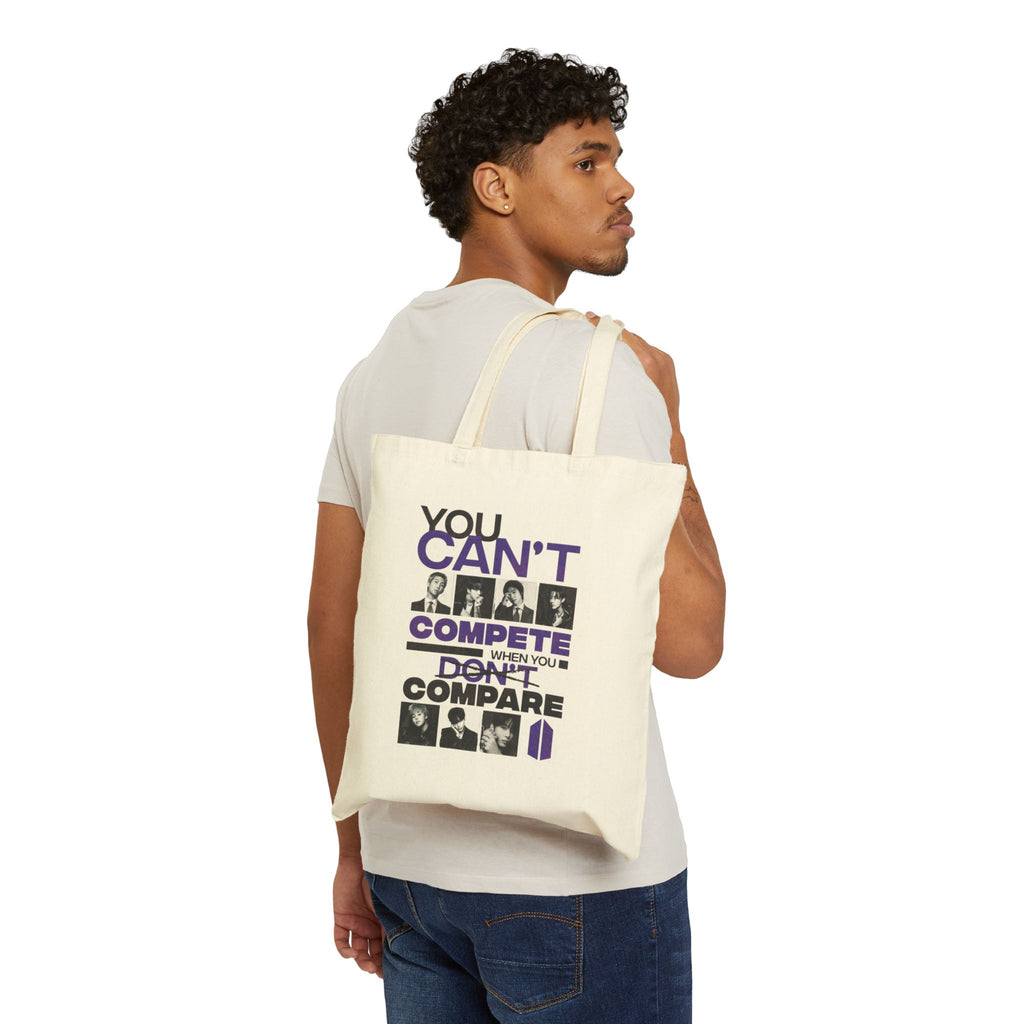 BTS Cotton Canvas Tote Bag — K-Pop Fan Tote
